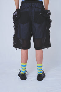 !Pre order!  See-through frill pants 2colors