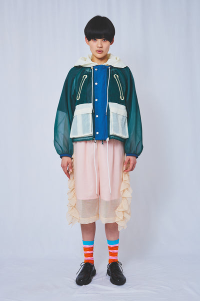 !Pre order!  Reversible see-through Jacket 2colors