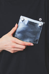 !Pre order!  PVC Pouch Tee 2colors