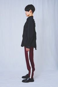 !Pre order!  Wavy Frill Shirt 3colors