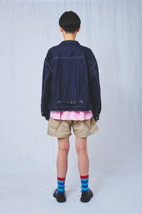 !Pre order!  PVC pocket Denim Jacket 2colors