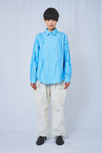 !Pre order!  Wavy Frill Shirt 3colors