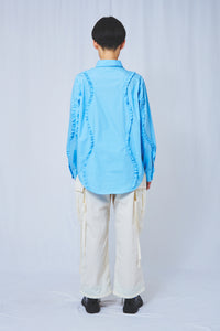 !Pre order!  Wavy Frill Shirt 3colors