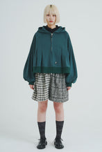 画像をギャラリービューアに読み込む, Tuck Zip Hoodie  D.Green

