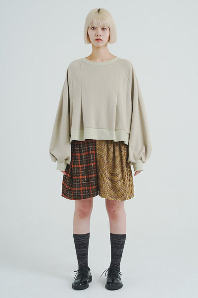 !Pre-Order!Tucked Sweatshirt Beige