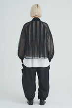 画像をギャラリービューアに読み込む, Reversible See-through Leopard Print Jacket Brown Leopard×Black
