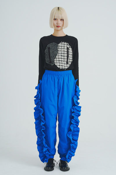 Frill  Pants Blue