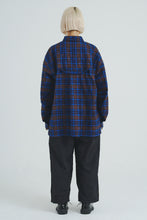 画像をギャラリービューアに読み込む, Ribbon-Tie Check Shirt Blue Check
