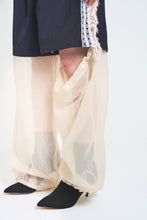 画像をギャラリービューアに読み込む, ! Pre-Order !Fringe 2Way Pants  Ecru ×Navy
