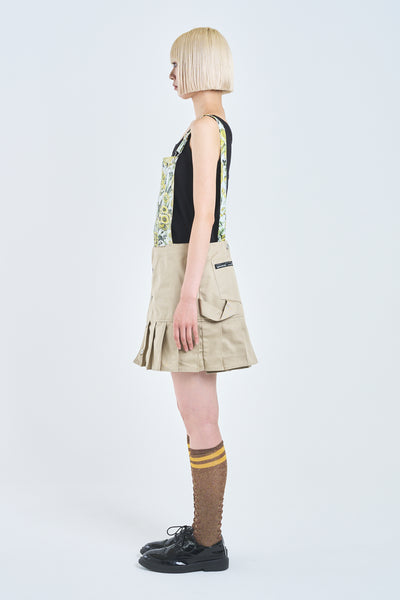 ! Pre-Order !　Apron Jumper Skirt　Flower