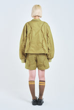 画像をギャラリービューアに読み込む, ! Pre-Order !　Paneled Frill Flight Jacket  Flower
