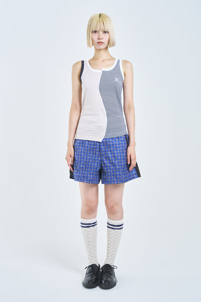 ! Pre-Order !　  Wave Tank Top  Blue × Beige