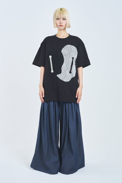 ! Pre-Order ! Patch-Pocket T-shirt　Black
