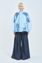 画像をギャラリービューアに読み込む, ! Pre-Order !  See-through Pin tuck Short Mod Coat　Sky
