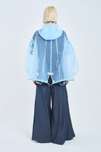 画像をギャラリービューアに読み込む, ! Pre-Order !  See-through Pin tuck Short Mod Coat　Sky
