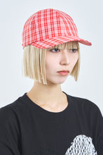 画像をギャラリービューアに読み込む, ! Pre-Order !  Check Cap　Red Check
