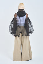 画像をギャラリービューアに読み込む, ! Pre-Order !  See-through Pin tuck Short Mod Coat　Black
