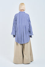 画像をギャラリービューアに読み込む, ! Pre-Order !  Pin tuck Shirt  Blue Check
