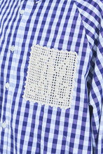 画像をギャラリービューアに読み込む, ! Pre-Order !  Pin tuck Shirt  Blue Check
