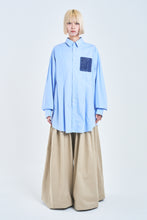 画像をギャラリービューアに読み込む, ! Pre-Order !  Pin tuck Shirt  Sky
