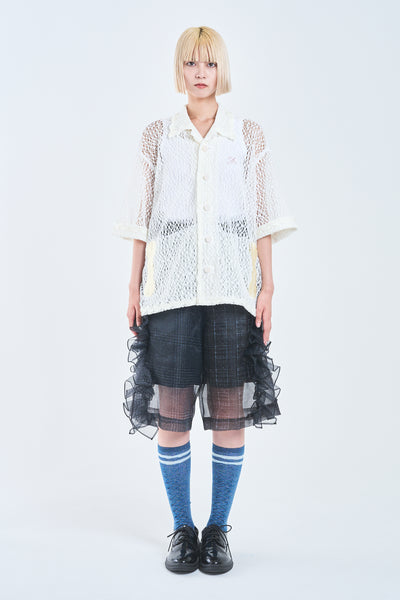 ! Pre-Order !Lace Shirt Jacket  White