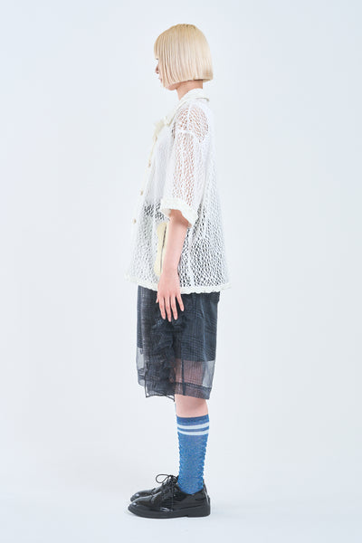 ! Pre-Order !Lace Shirt Jacket  White