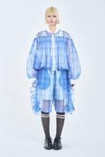 画像をギャラリービューアに読み込む, ! Pre-Order !  Reversible See-through  Pin tuck MA-01  Blue Check
