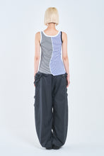 画像をギャラリービューアに読み込む, ! Pre-Order !　  Wave Tank Top  Blue × Black
