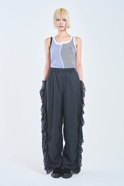 ! Pre-Order !Frill Pants  Black