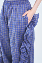 画像をギャラリービューアに読み込む, ! Pre-Order !Frill Pants  Blue Check
