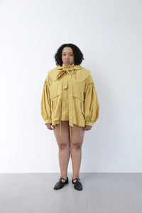 Pin tuck Nylon Short Mods coat