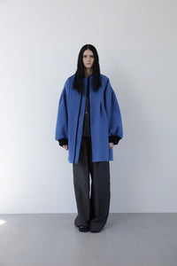 Wool MA-01 Coat Blue