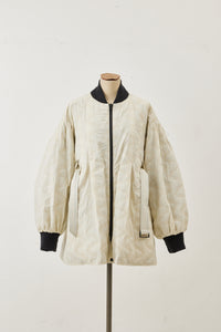 Reversible Quilted Ma-01 Ecru×Black