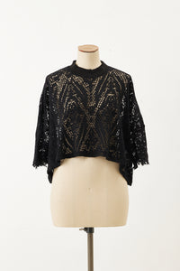 Forest Jacquard Tee Black