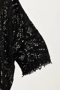 Forest Jacquard Tee Black
