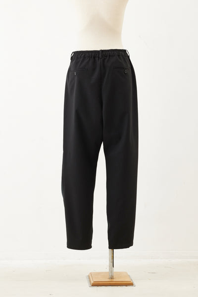 Silk chambray tuck pants Green