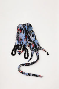 Blue Forest Animal bag Scarf Blue forest