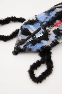 Blue Forest Animal bag Scarf Blue forest