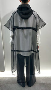 2Way French Sleeve Cape coat 2 Color