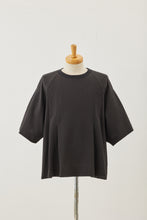 画像をギャラリービューアに読み込む, !Pre-Order! Tuck seed stitch tee Black
