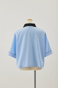 !Pre-Order! Bowling shirt Blue