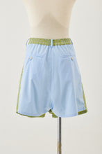 画像をギャラリービューアに読み込む, !Pre-Order! Flower embroidered tuck short pants:Leaf Green
