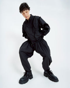!Pre order!  Wavy Frill Flight jacket 2colors