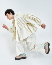 画像をギャラリービューアに読み込む, !Pre order! 4WAY Pin tuck Nylon Short Mods Jacket 4Colors
