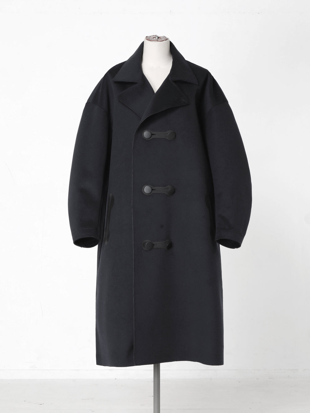 Long P Coat Black