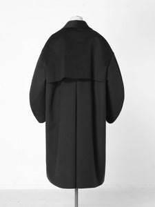 Long P Coat Black