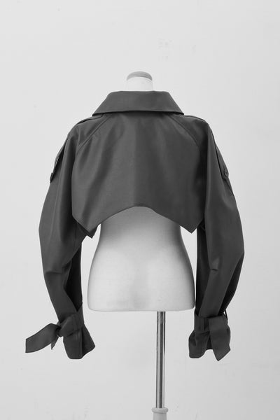 Micro Trench Dark Black