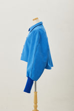 画像をギャラリービューアに読み込む, Ultra Suede Short Coach Jacket Blue
