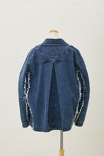 画像をギャラリービューアに読み込む, Denim Big Collar Jacket Blue Chemical
