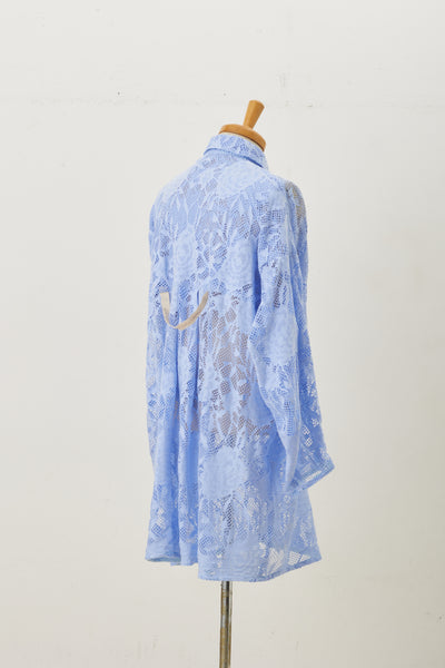 Lace Shirts Sky Blue